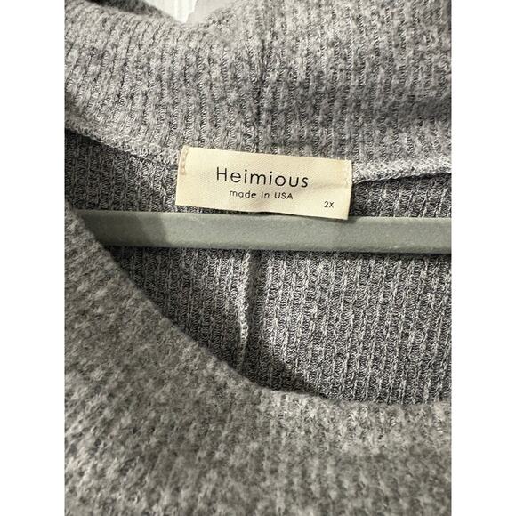 Heimious Cowl Neck Long Sleeve Tunic Top Plus Size 2XL NWT - Picture 2 of 3